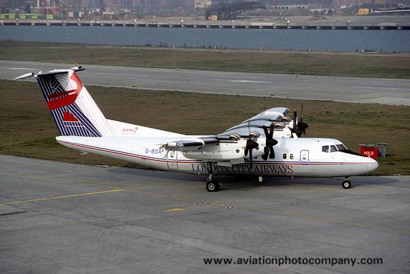 London City Airways DHC-7-110 G-BOAW (1988)