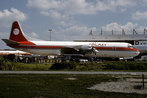 Galaxy Airlines Lockheed L-188AF Electra N5535 (1987)