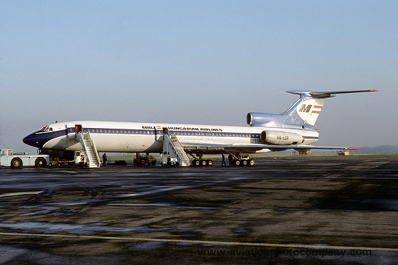 Malev Hungarian Airlines Tupolev Tu-154B HA-LCR (1988)
