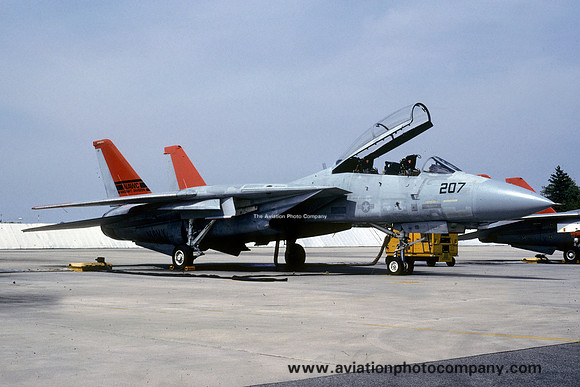 US Navy NAWC Grumman F-14A Tomcat 160658/207 at NAS Patuxent River (1993)