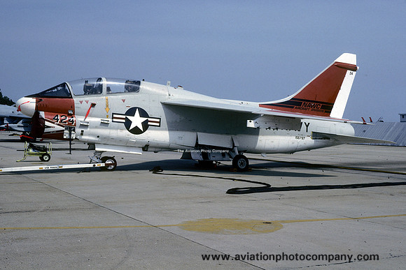 US Navy NAWC LTV TA-7C Corsair 156787/424 at NAS Patuxent River (1993)