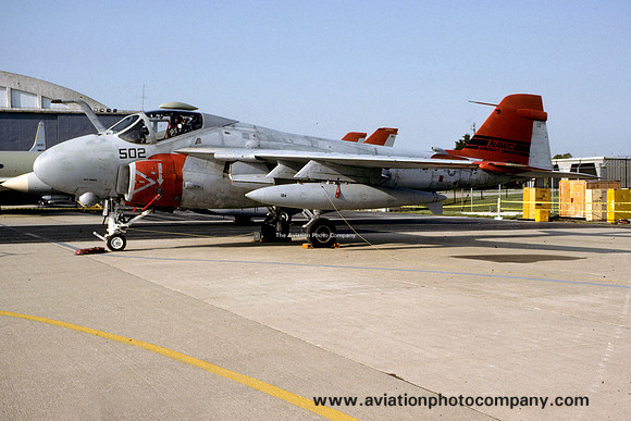 US Navy NAWC Grumman A-6E Intruder 159568/502 at NAS Patuxent River (1993)