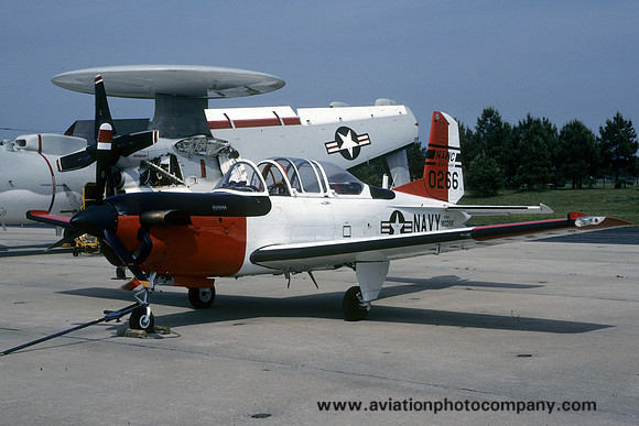 US Navy NAWC Beech NT-34C Mentor 160266 at NAS Patuxent River (1993)