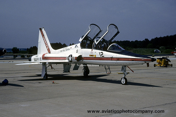 US Navy USNTPS Northrop T-38A Talon 158200/12 at NAS Patuxent River (1993)