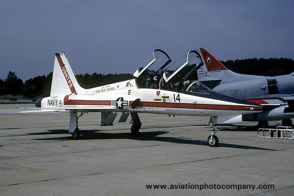 US Navy USNTPS Northrop T-38A Talon 510327/14 at NAS Patuxent River (1993)