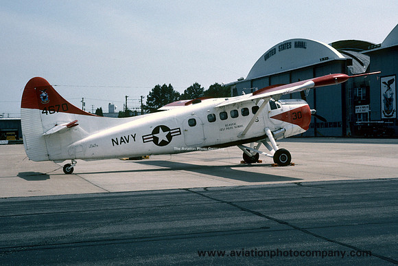 US Navy USNTPS DHC-3 NU-1B Otter 144670 at NAS Patuxent River (1993)