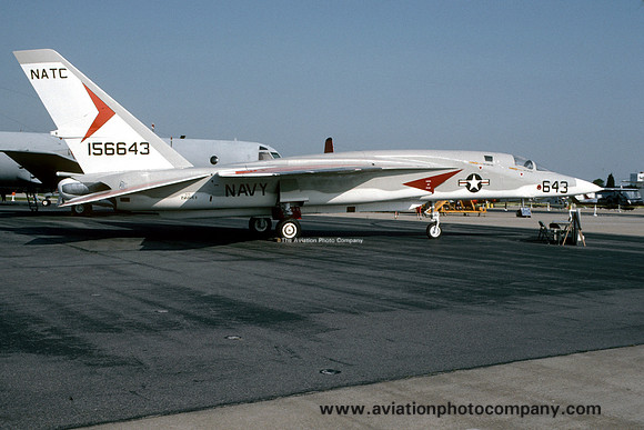 US Navy NATC North American RA-5C Vigilante 156643 at NAS Patuxent River (1993)