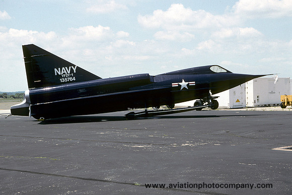 US Navy Convair YF2Y-1 Sea Dart 135764 displayed at NAS Willow Grove (1993)