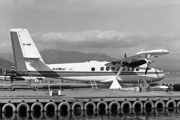 Airwest Airlines DHC-6-100 Twin Otter CF-AWF (1973)