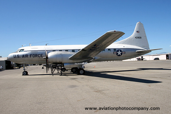 USAF Convair C-131F Samaritan 54-2809 stored at Chino (2011)