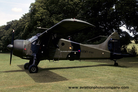 Army Air Corps 6 Flight DHC-2 Beaver AL.1 XP819 at Middle Wallop (1979)