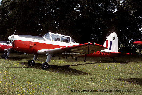 Army Air Corps BFWF DHC-1 Chipmunk T.10 WP983/B at Middle Wallop (1979)