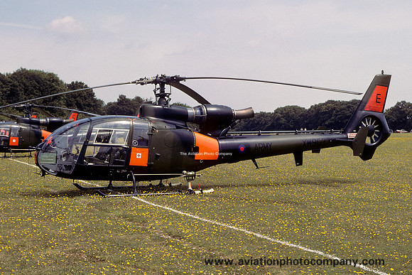Army Air Corps ARWS Westland Gazelle AH.1 XW903/E at Middle Wallop (1979)