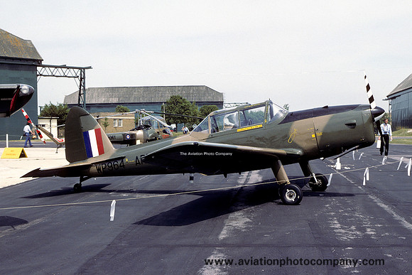 Army Air Corps BFWF DHC-1 Chipmunk T.10 WP964 at Middle Wallop (1979)