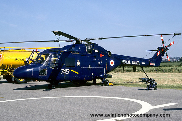 Royal Navy 702 Squadron Westland Lynx HAS.2 XZ231/VL745 at RNAS Yeovilton (1979)