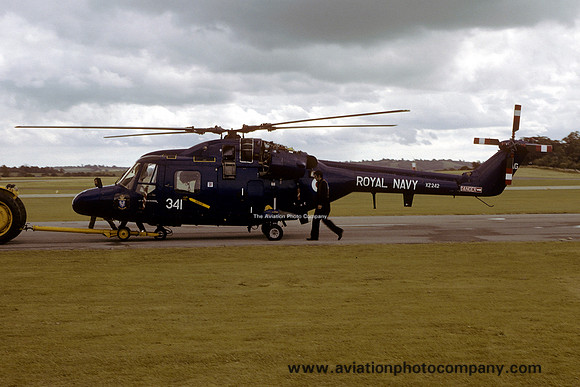 Royal Navy 702 Squadron Westland Lynx HAS.2 XZ242/341 at RNAS Yeovilton (1979)