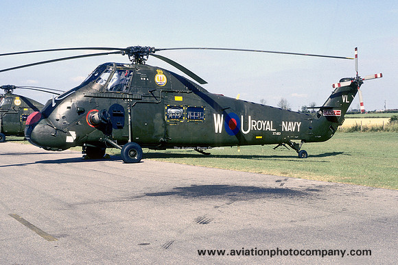Royal Navy 707 Squadron Westland Wessex HU.5 XT483/VL-WU at RNAS Yeovilton (1979)