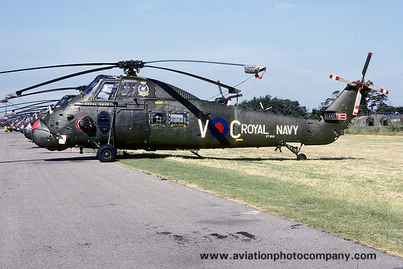 Royal Navy 846 Squadron Westland Wessex HU.5 XT464/B-VC at RNAS Yeovilton (1979)