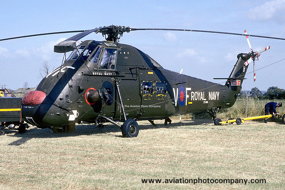 Royal Navy 846 Squadron Westland Wessex HU.5 XT468/B-VF at RNAS Yeovilton (1979)