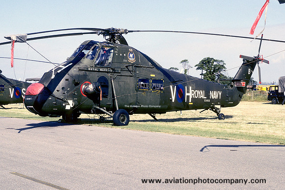 Royal Navy 846 Squadron Westland Wessex HU.5 XS483/B-VH at RNAS Yeovilton (1979)