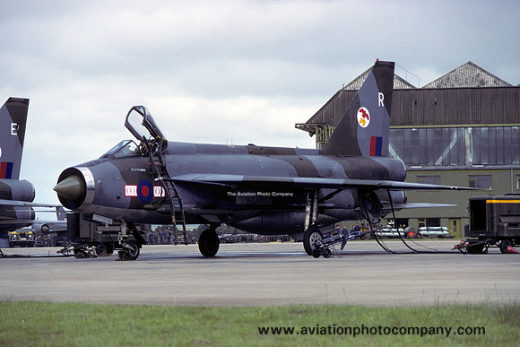 RAF 29 Squadron English Electric Lightning F.3 XP694/R at RAF Binbrook (1979)
