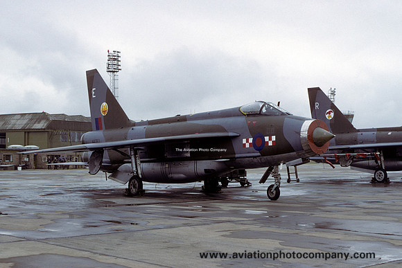 RAF 56 Squadron English Electric Lightning F.6 XR763/E at RAF Binbrook (1979)