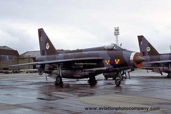 RAF 92 Squadron English Electric Lightning F.6 XS899/C at RAF Binbrook (1979)