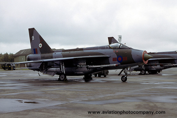 RAF 5 Squadron English Electric Lightning F.6 XS895/B at RAF Binbrook (1979)
