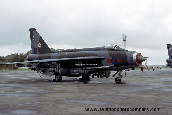 RAF 5 Squadron English Electric Lightning F.6 XR758/E at RAF Binbrook (1979)