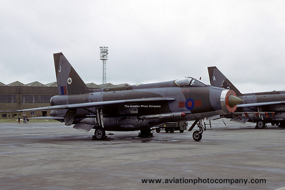 RAF 5 Squadron English Electric Lightning F.6 XS898/J at RAF Binbrook (1979)