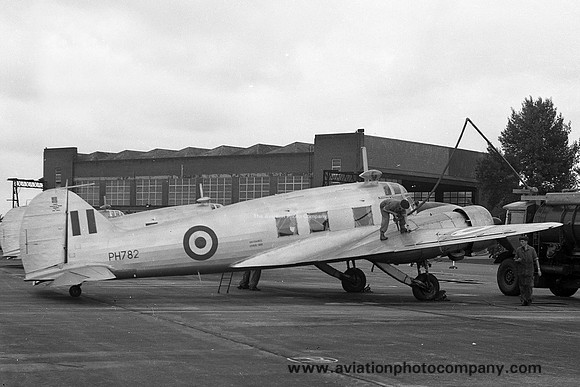 RAF APS Acklington Avro Anson C.12 PH782 (1956)