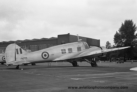 RAF Church Fenton Station Flight Avro Anson C.12 PH759 (1956)