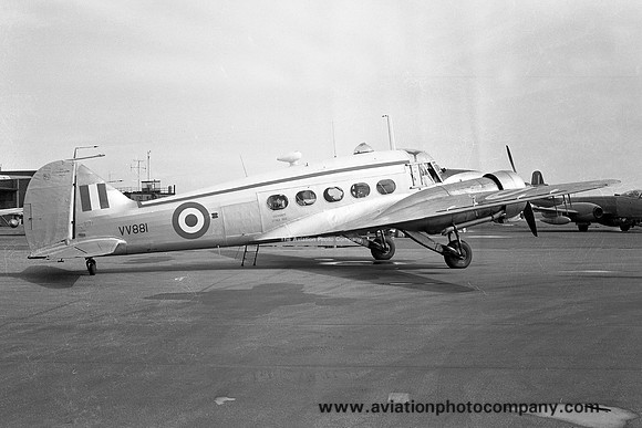 RAF West Malling Station Flight Avro Anson T.21 VV881
