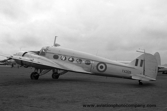 RAF Valley Station Flight Avro Anson C.19 TX209 (1956)