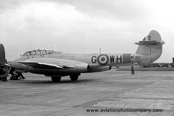 RAF APS Gloster Meteor T.7 WF819
