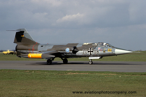 German Air Force EST61 Lockheed F-104G Starfighter 20+08 (1982)