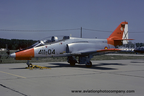 Spanish Air Force Esc 411 CASA C-101 Aviojet E.25-38/411-04 (1982)
