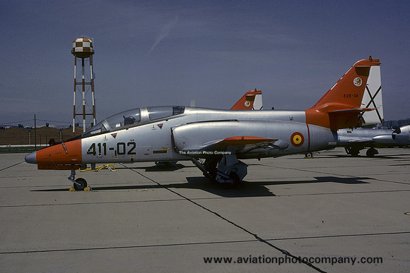 Spanish Air Force Esc 411 CASA C-101 Aviojet E.25-34/411-02 (1982)