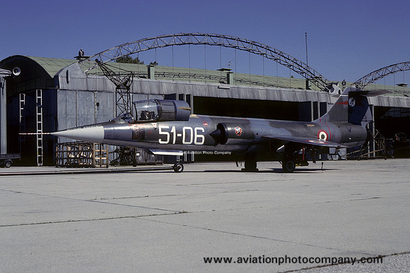 Italian Air Force 51 Stormo Lockheed F-104S Starfighter MM6775/51-06 (1981)
