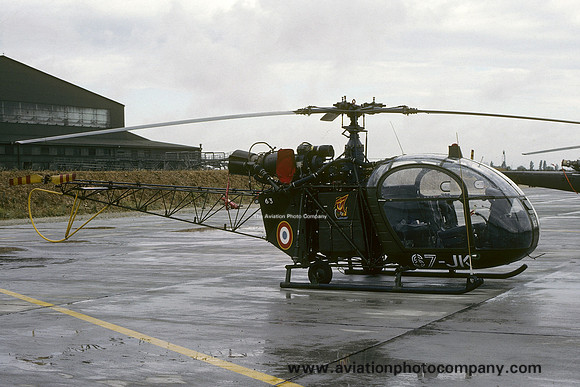 French Air Force EH1/67 Sud Alouette II 63/67-JK (1982)