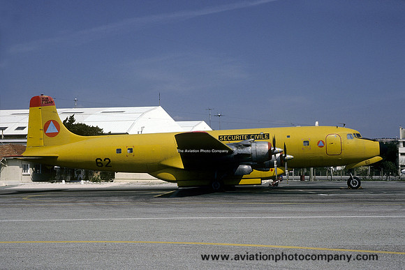 French Securite Civile Douglas DC-6B F-ZBAD/62 (1982)