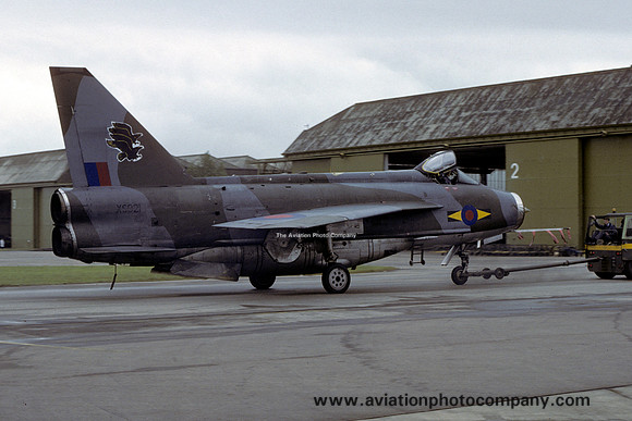 RAF 11 Squadron English Electric Lightning F.6 XS921 at RAF Binbrook (1979)