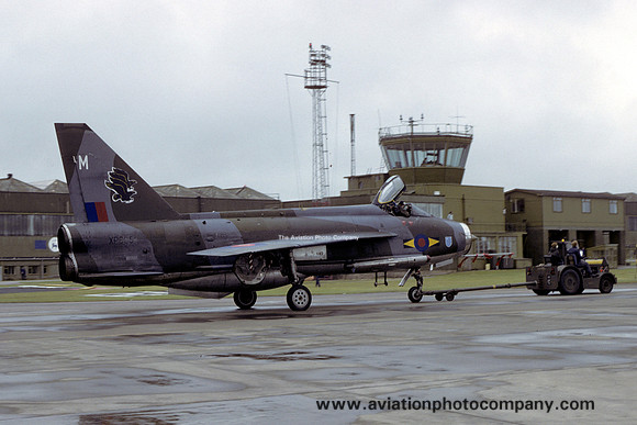 RAF 11 Squadron English Electric Lightning F.3 XP695/M at RAF Binbrook (1979)