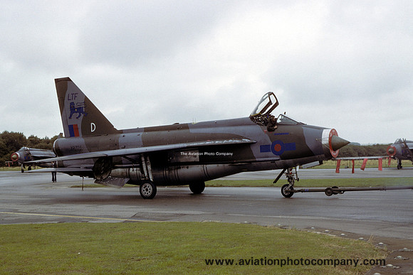 RAF LTF English Electric Lightning F.6 XR728/D at RAF Binbrook (1979)