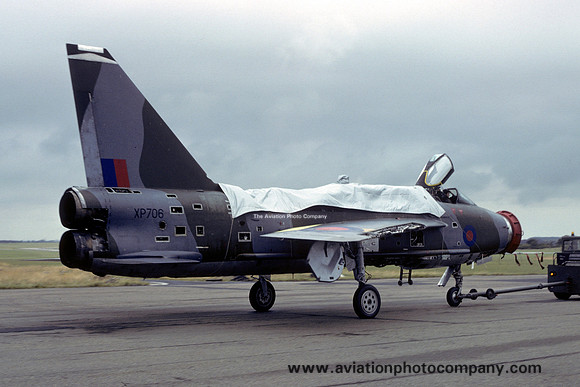 RAF English Electric Lightning F.3 XP706 at RAF Binbrook (1979)