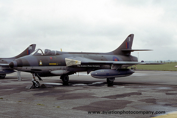 RAF 1 TWU Hawker Hunter F.6A XE606/11 (1979)