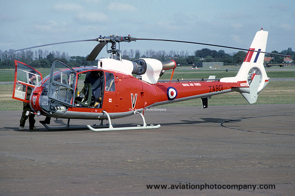 RAF 2 FTS Westland Gazelle HT.3 ZA801/V (1979)