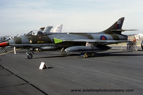 RAF 1 TWU Hawker Hunter F.6A XG172/23 (1979)
