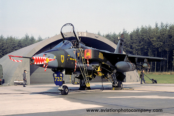 RAF 54 Squadron Sepecat Jaguar GR.1 XX732 (1979)