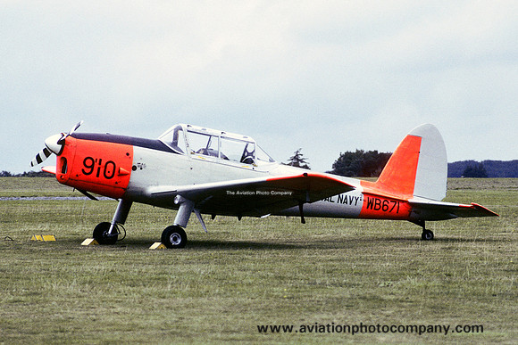 Royal Navy BRNC DHC-1 Chipmunk T.10 WB671/910 (1979)